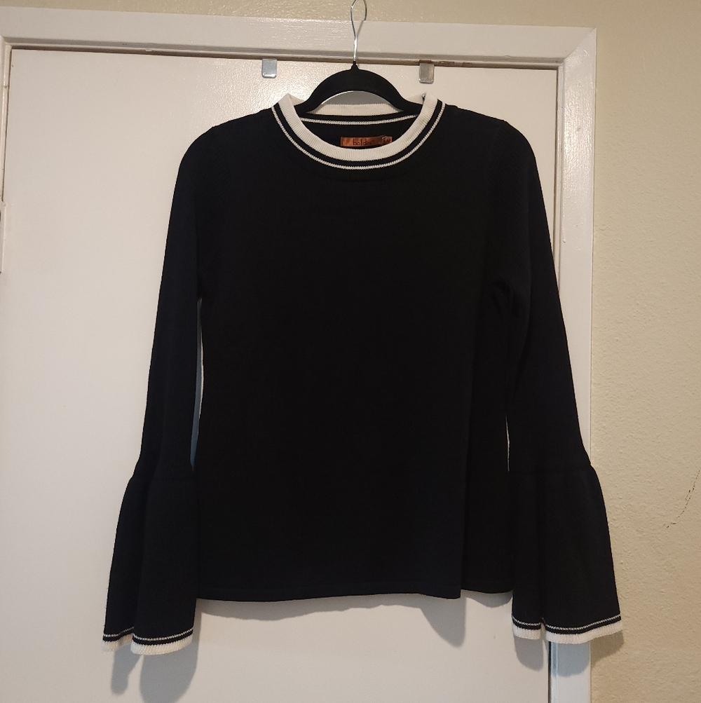 Black and White Women's Sweater - Picture 1 of 5